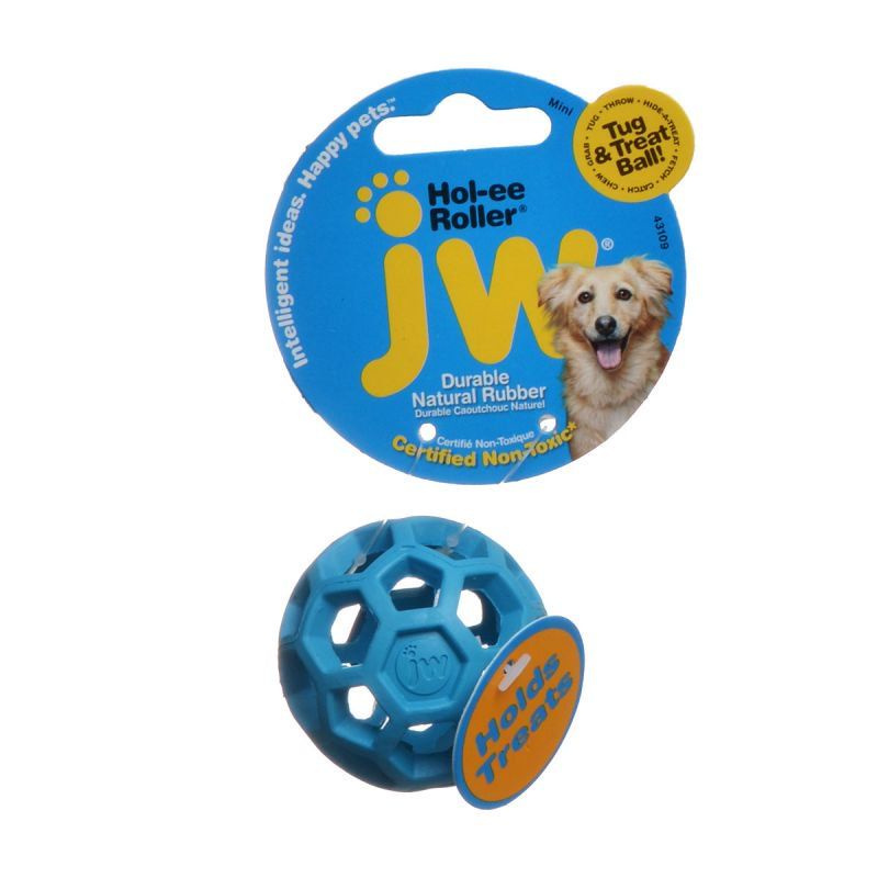 JW Pet Hol-ee Roller Rubber Dog Toy - Assorted image 0