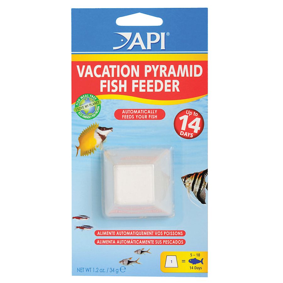 API 14 Day Vacation Pyramid Fish Feeder image 0