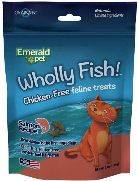 Emerald Pet Wholly Fish! Cat Treats Salmon Recipe image 0
