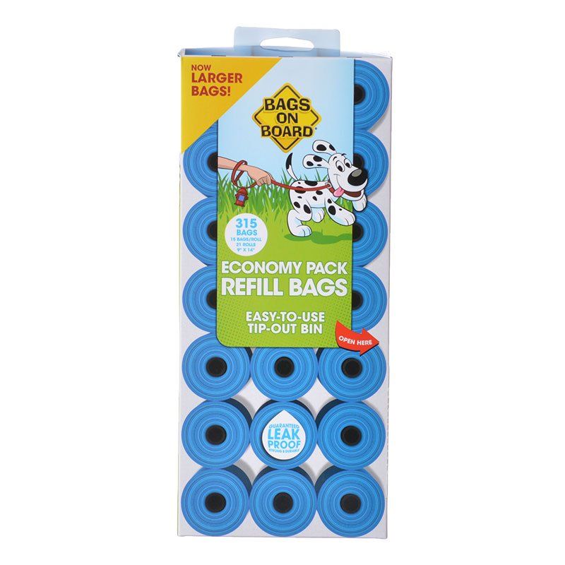 Bags on Board Waste Pick Up Refill Bags - Blue image 0