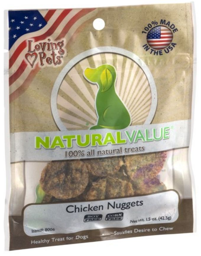 Loving Pets Natural Value Chicken Nuggets image 0