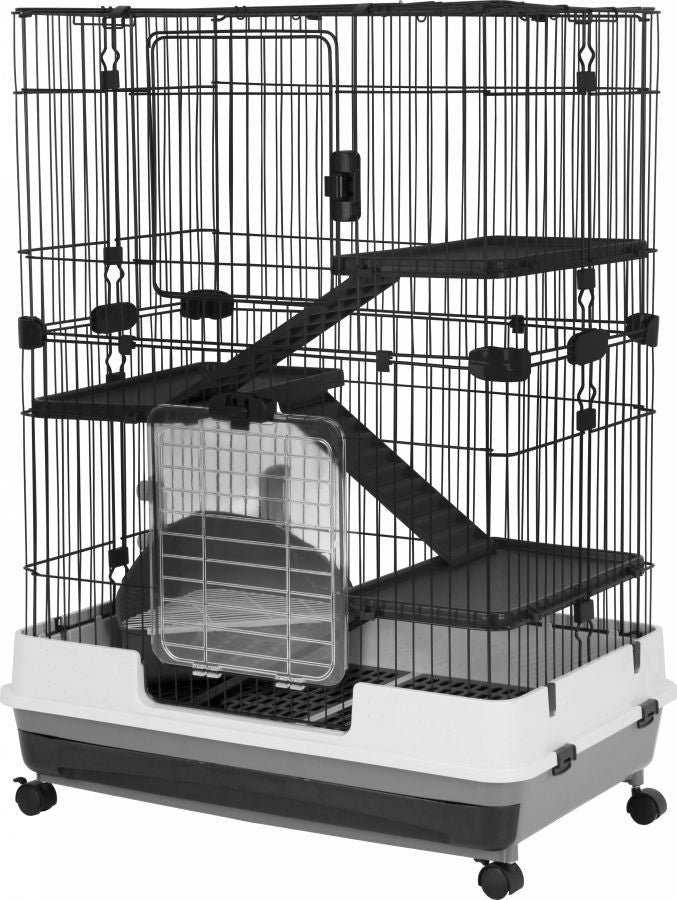 AE Cage Company Nibbles Deluxe 4 Level Small Animal Cage 39"L x 26"W x 43"H image 0