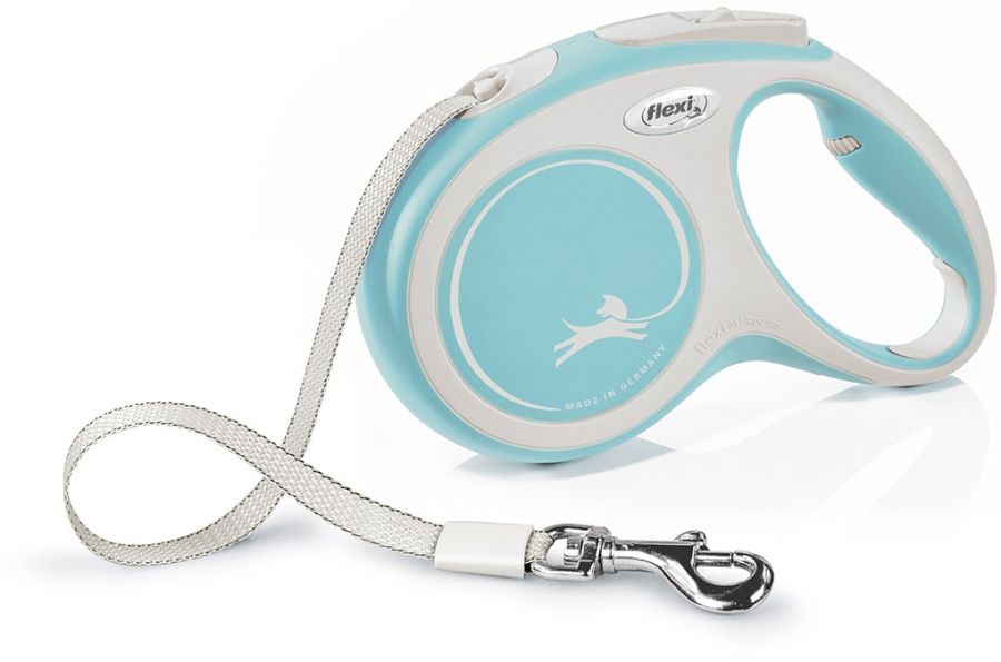 Flexi New Comfort Retractable Tape Leash - Blue image 0