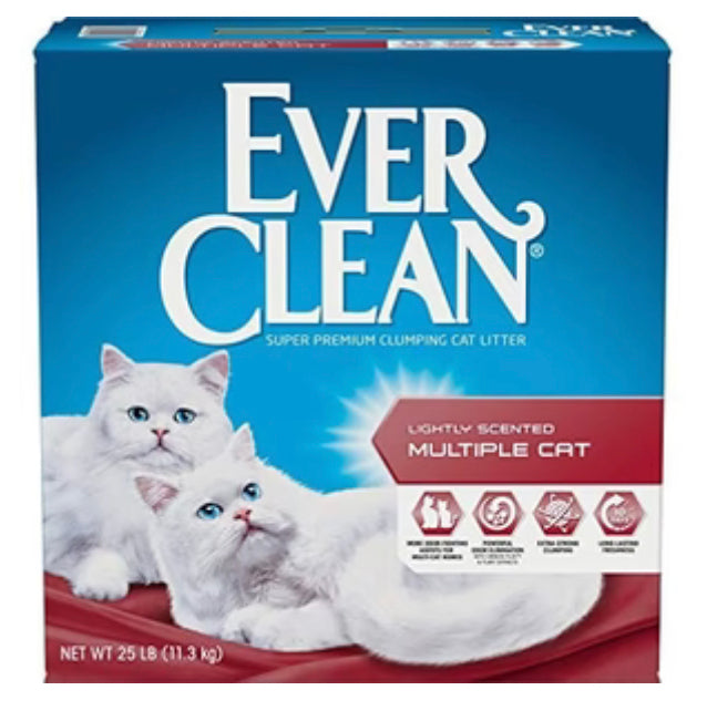 Ever Clean Multi-Cat Clumping Cat Litter - Fresh Scent - 25 Lbs image 0