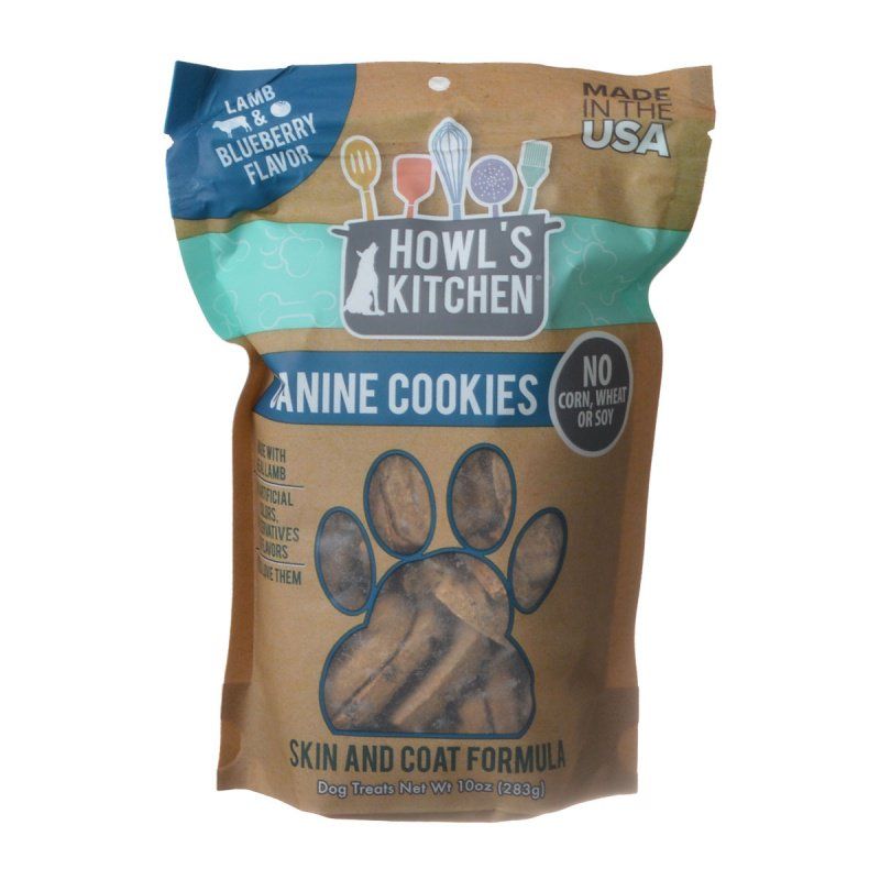 Howl's Kitchen Canine Cookies Skin & Coat Formula - Lamb & Blueberry Flavor image 0