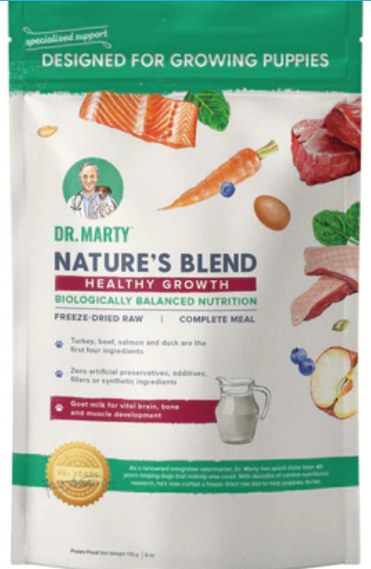 Dr. Marty Nature's Blend for Puppies Freeze Dried Raw Dog Food image 0