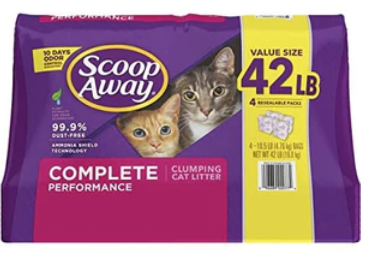 Scoop Away Complete Performance Multi-Cat Cat Litter - Scented - 42 Lbs image 0