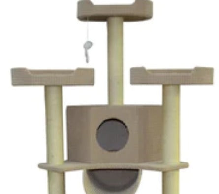 Animal Treasures Cat Tree Scratcher - New Yorker - 66" image 1