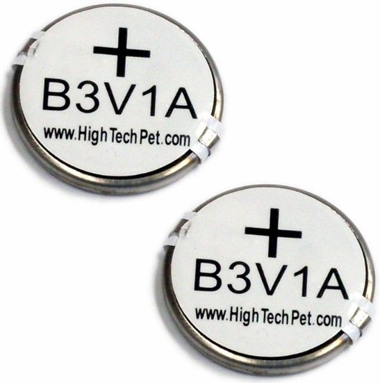 High Tech Pet Replacement B-3V1A Battery 2-Pack for HTP Collars image 0