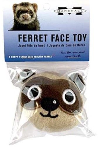 Marshall Ferret Face Plush Toy image 0