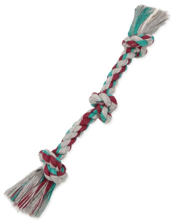 Mammoth Cottonblend Color 3 Flossing Rope Dog Toy image 0