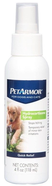 PetArmor Hydrocortisone Spray Quick Relief for Dogs and Cats image 0