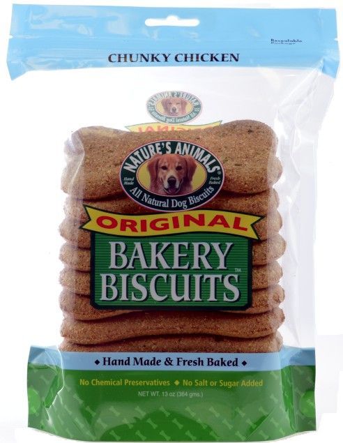 Natures Animals Orihinal Bakery Buscuits Chunky Chicken image 0