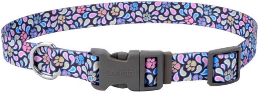 Pet Attire Styles Special Paw Brown Adjustable Dog Collar image 0