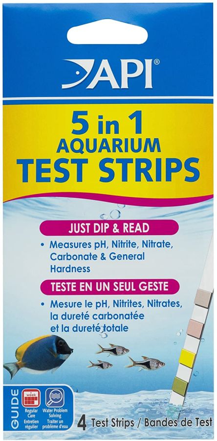 API 5 in 1 Aquarium Test Strips image 0