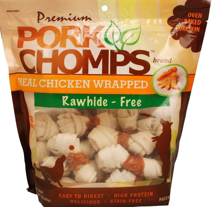 Pork Chomps Premium Real Chicken Wrapped Knotz - Regular image 0