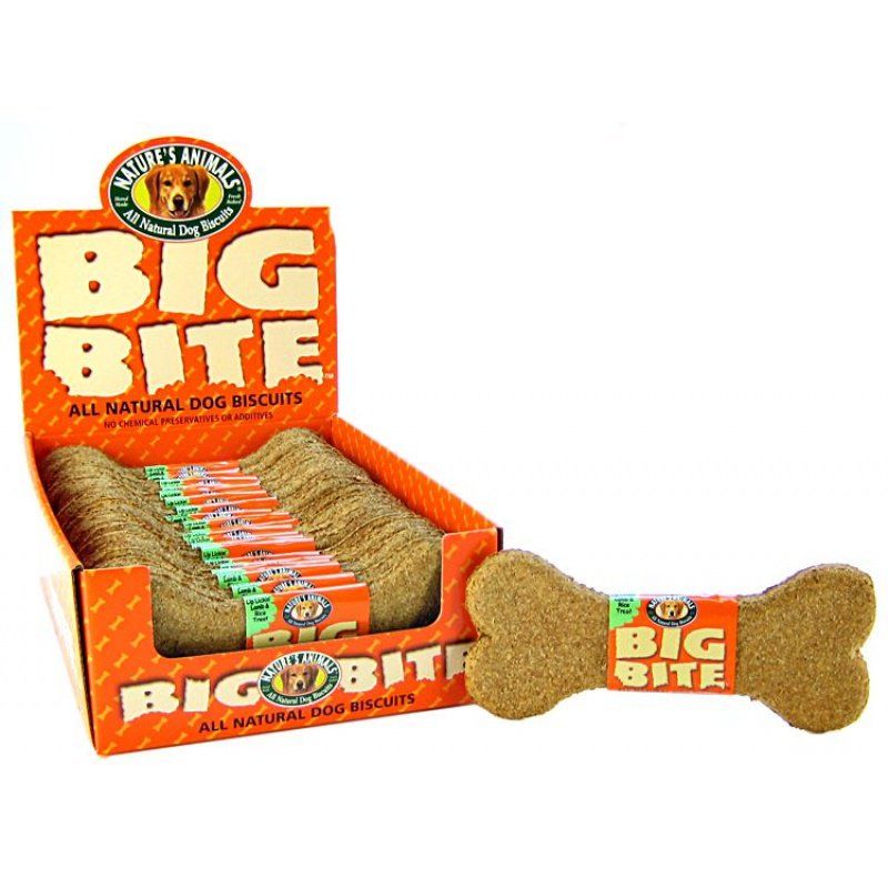 Natures Animals Big Bite Dog Treat - Lamb & Rice Flavor image 0