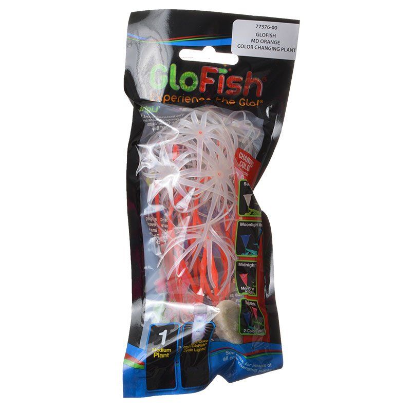 Glofish Color Changing Aquarium Plant - Orange image 0