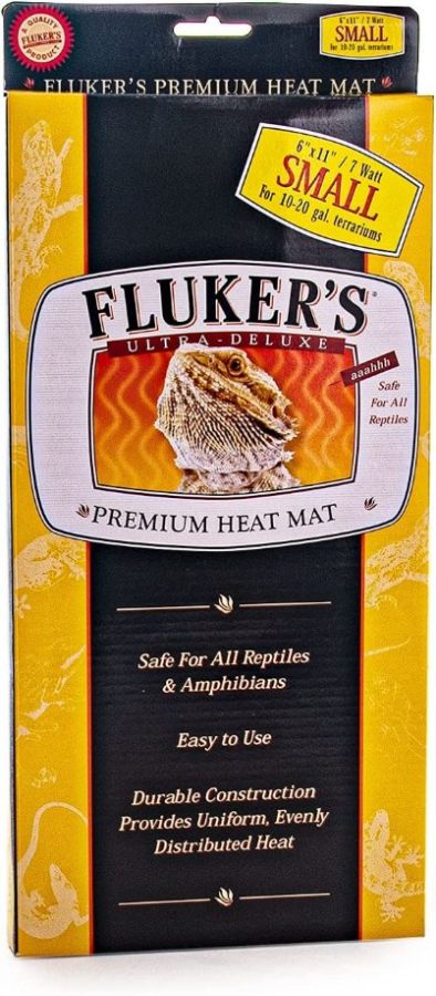 Flukers Ultra Deluxe Premium Small Heat Mat - 6" x 11" - for 10-20 Gal Tanks image 0