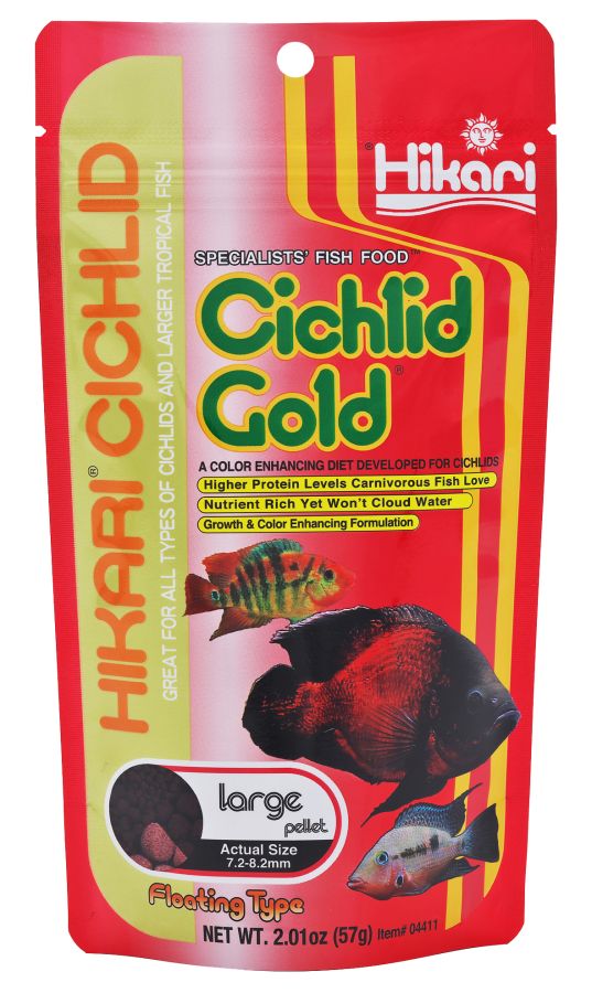 Hikari Cichlid Gold Color Enhancing Fish Food - Large Pellet image 0