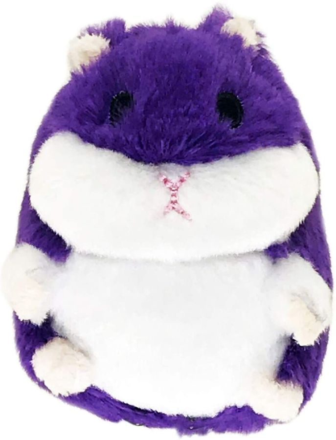 Petsport Tiny Tots Fat Hamster Plush Dog Toy Purple image 0