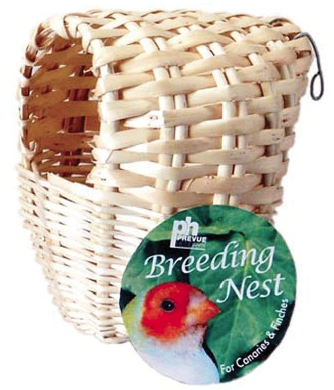 Prevue Parakeet All Natural Fiber Covered Bamboo Nest image 0