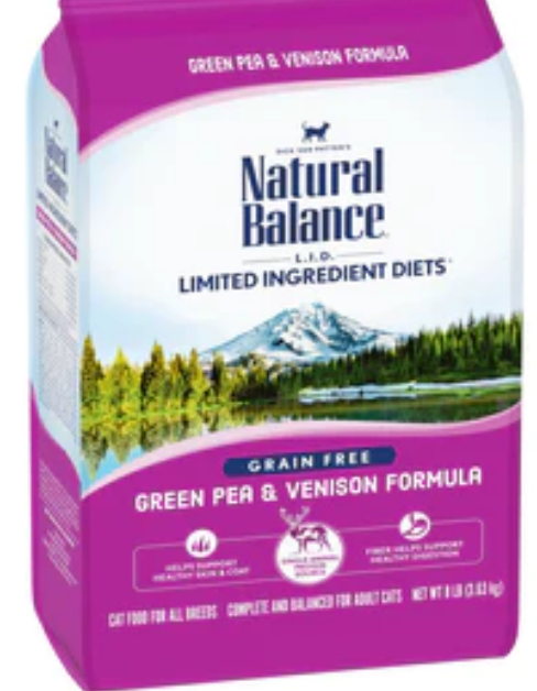 Natural Balance Limited Ingredient Diet Grain Free Green Pea & Venison 4.5lb image 0