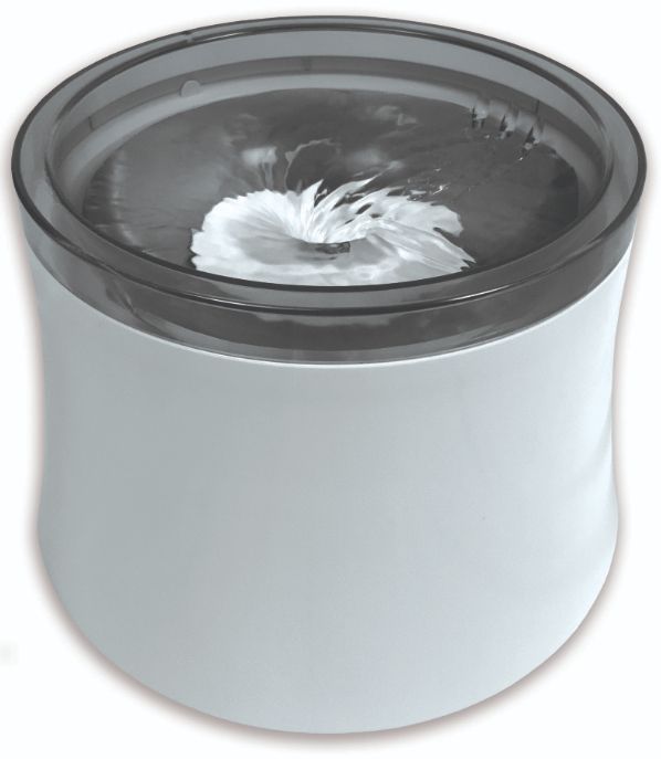 Pioneer Pet White Plastic Drinking Fountain image 0
