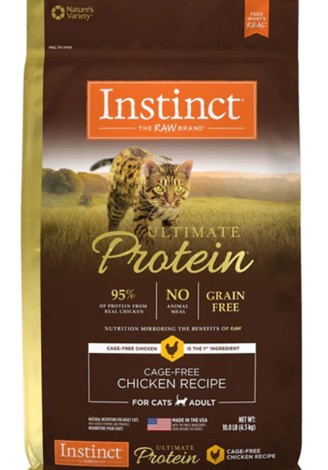 Instinct Ultimate Protein Adult Grain Free Cage Free Chicken Natural Cat Food image 0