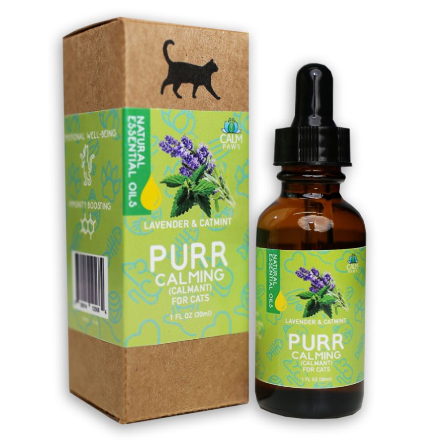 Calm Paws Purr Lavender and Catmint Calming Essential Oil for Cats image 0
