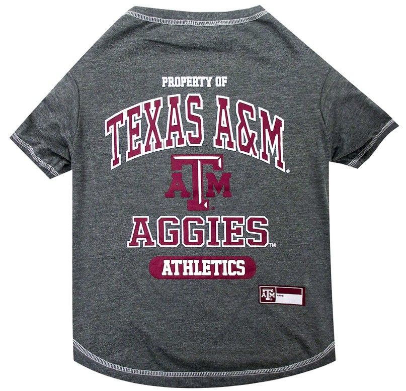 Pets First Texas A & M Tee Shirt for Dogs and Cats image 0