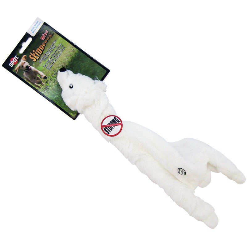 Spot Skinneeez Plush Arctic Fox Assorted Dog Toy image 0