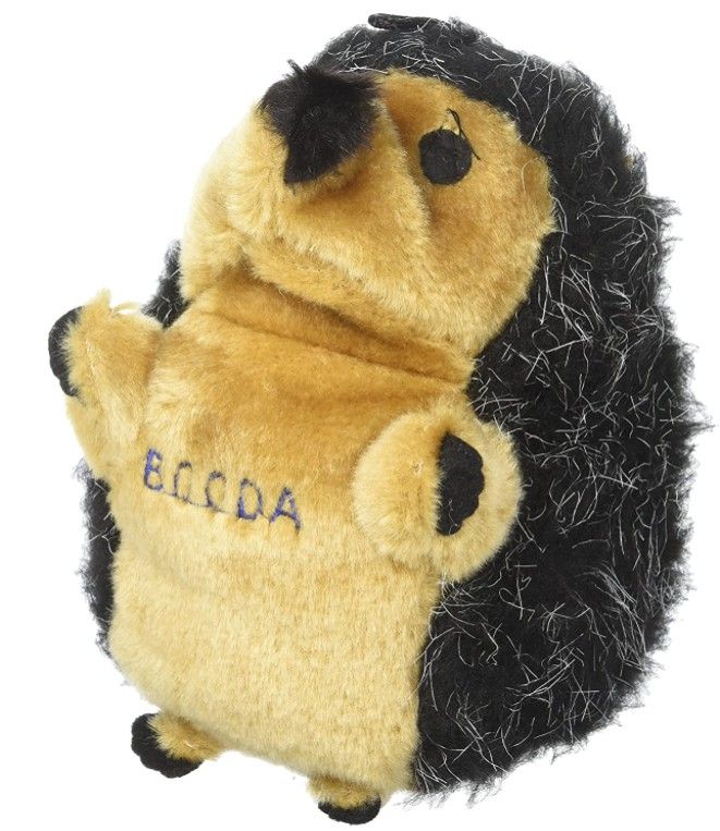 Petmate Booda Zoobilee Plush Hedgehog Dog Toy image 0