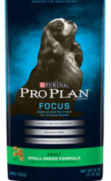 Purina Pro Plan Focus Chicken & Rice Adult Small & Toy Breed 6lbs Pack of 5 Bags image 0