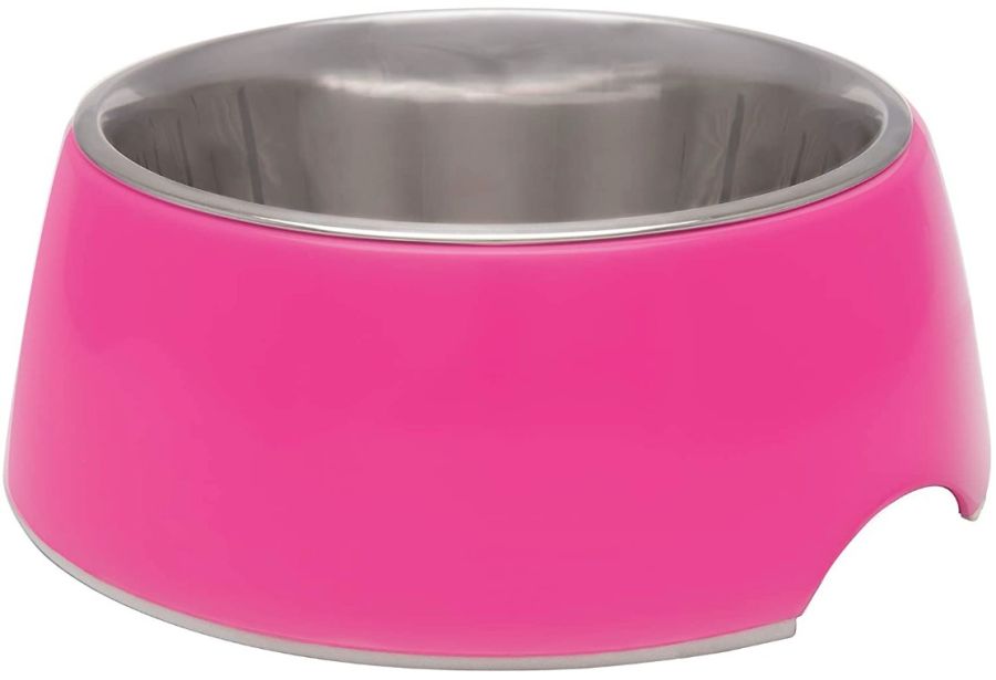 Loving Pets Hot Pink Retro Bowl image 0