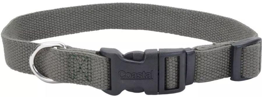 Coastal Pet New Earth Soy Adjustable Dog Collar Forest Green image 0