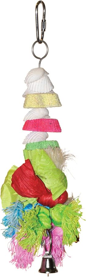 Prevue Tropical Teasers Cookies and Knots Bird Toy image 0
