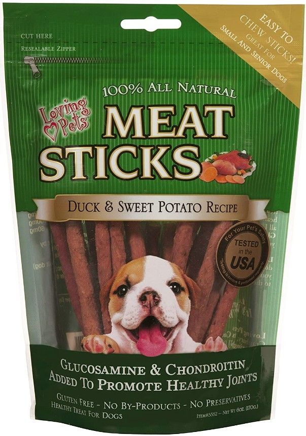 Loving Pets Meat Sticks Dog Treats - Duck & Sweet Potato image 0