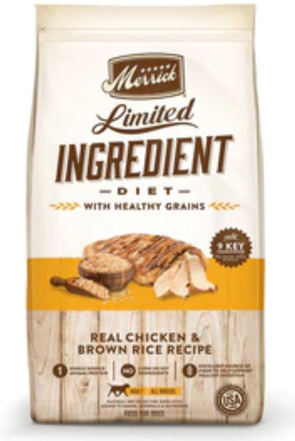 Merrick Limited Ingredient Diet LID Chicken & Brown Rice - 22 lb Bag image 0
