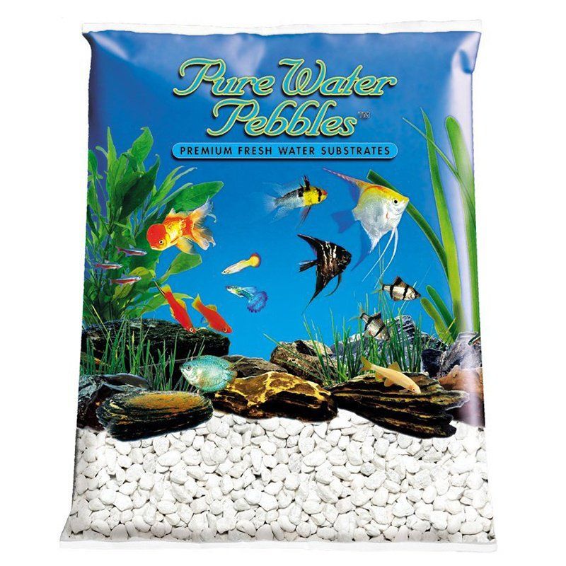 Pure Water Pebbles Aquarium Gravel - Snow White image 0