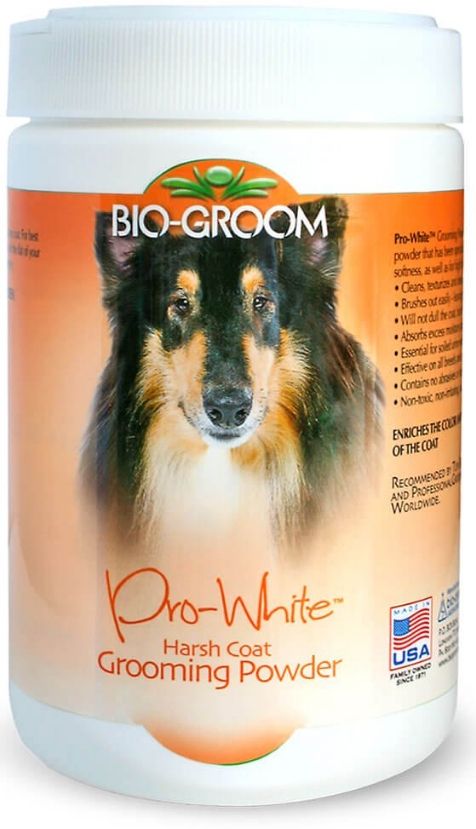 Bio Groom Pro-White Harsh Coat Grooming Powder for Dogs image 0