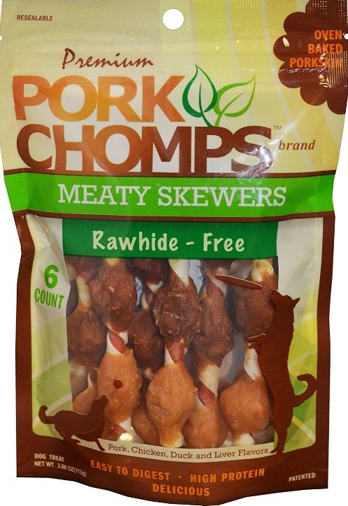 Pork Chomps Premium Nutri Chomps Meaty Skewers image 0