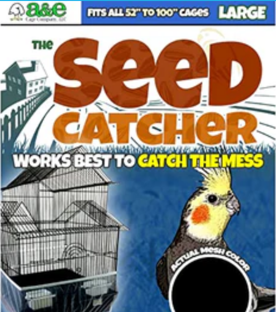 A&E Cage Company Seed Catcher Bird Cage Covers Guards - Large image 0