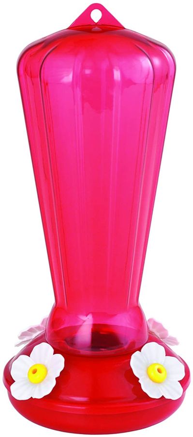 More Birds Hollyhock Plastic Hummingbird Feeder image 0