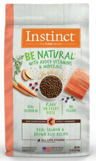 Natures Variety Instinct Be Natural Dry + Raw Dog Food 4.5Lb Bags image 4