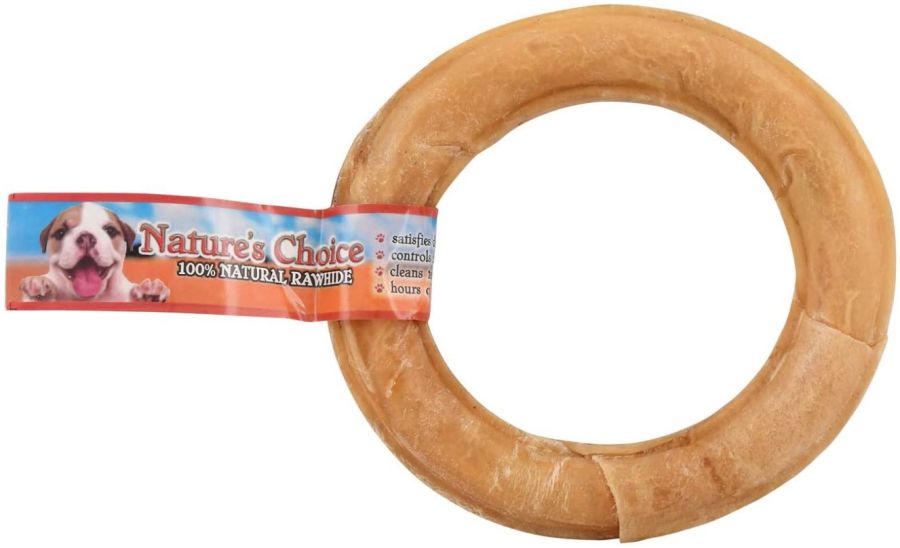 Loving Pets Nature's Choice Pressed Rawhide Donut image 0