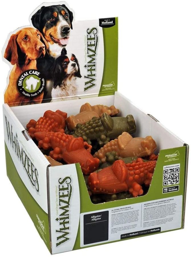 Whimzees Natural Dental Care Alligator Treats Small image 0