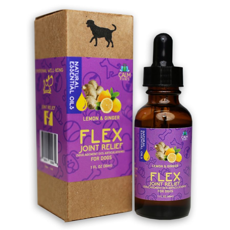 Calm Paws Flex Lemon and Ginger Joint Relief Essental Oil for Dogs image 0