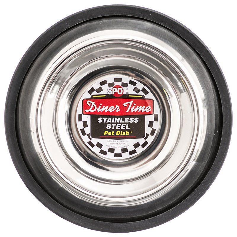 Spot Stainless Steel No Tip Food Dish image 0