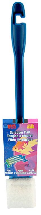 Lees Glass or Acrylic Scrubber with Long Handle image 0